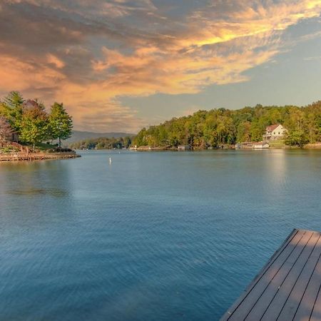 فيلا Russell'S Fort At White Oak Point: Historical Cabin On Lake Lure, Luxury, Direct Lake Access! المظهر الخارجي الصورة