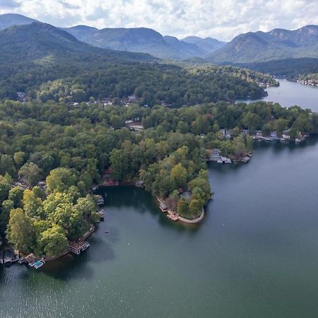 فيلا Russell'S Fort At White Oak Point: Historical Cabin On Lake Lure, Luxury, Direct Lake Access! المظهر الخارجي الصورة