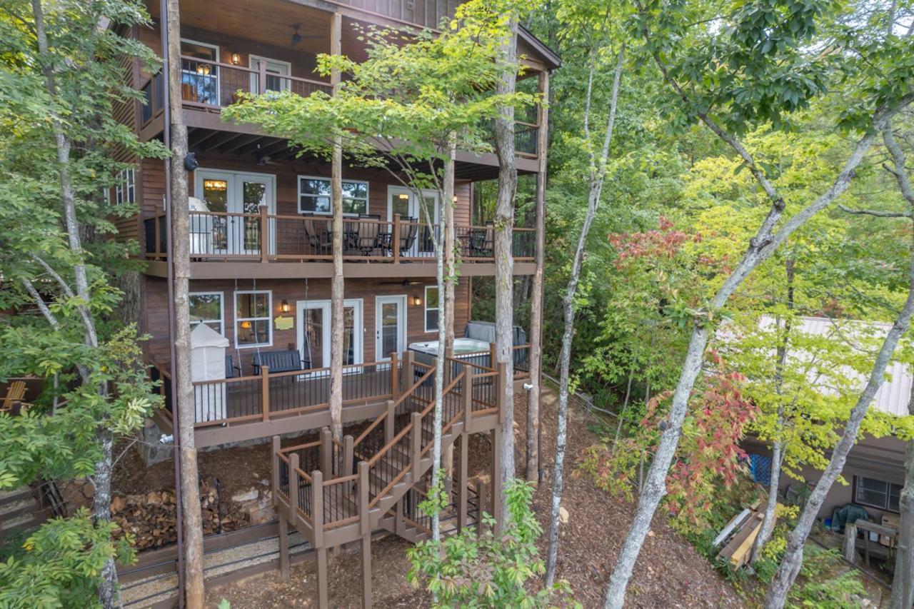 فيلا Russell'S Fort At White Oak Point: Historical Cabin On Lake Lure, Luxury, Direct Lake Access! المظهر الخارجي الصورة